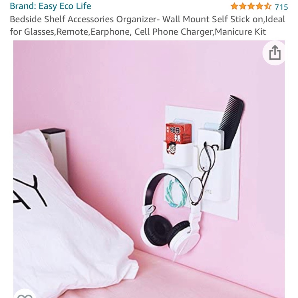 Wall mounted organizer.